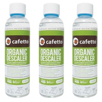 CAFETTO 3 x LOD ORGANIC LIQUID DESCALER - 250ml