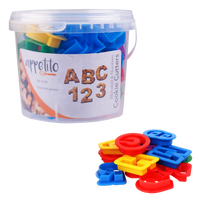 APPETITO 36 PIECE ALPHABET & NUMBER COOKIE CUTTER SET