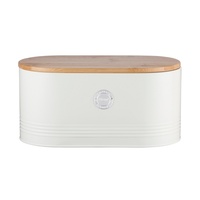 TYPHOON LIVING METAL BREAD BIN - CREAM