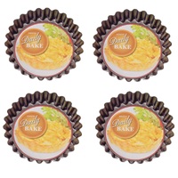 DAILY BAKE MINI-QUICHE PAN WITH LOOSE BASE 10cm x 2cm - SET OF 4
