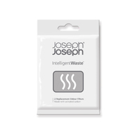 JOSEPH JOSEPH BLACK REPLACEMENT ODOUR FILTERS - SET OF 2