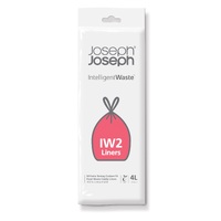 JOSEPH JOSEPH IW2 4L WHITE FOOD WASTE CADDY LINERS - 50 BAGS