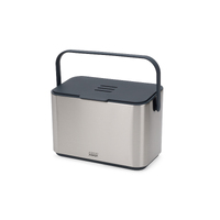 JOSEPH JOSEPH COLLECT 4 LITRE STAINLESS-STEEL FOOD WASTE CADDY