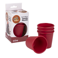 DAILY BAKE SILICONE DARIOLE MOULDS - SET 4