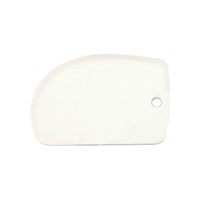 CHEF INOX WHITE PLASTIC DOUGH SCRAPER