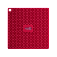 APPETITO SILICONE SQUARE TRIVET - RED