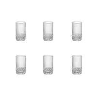 BORMIOLI ROCCO AMERICA '20s 80ml SHOT GLASSES SET 6
