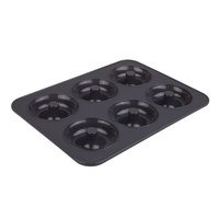 DAILY BAKE SILICONE 6 CUP DOUGHNUT PAN