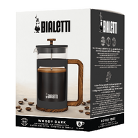 BIALETTI WOODY COFFEE PRESS 1 LITRE - BLACK