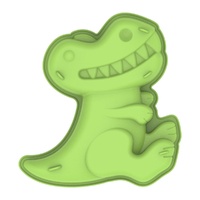 DAILY BAKE SILICONE CAKE MOULD DINOSAUR