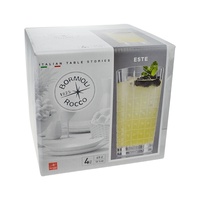 BORMIOLI ROCCO ESTE HIGHBALL TUMBLERS 490ml SET 4