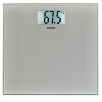 PROPERT 150KG GLASS DIGITAL BATHROOM SCALE - SILVER