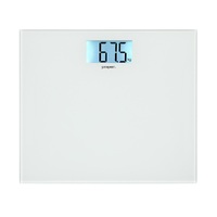 PROPERT 150KG GLASS DIGITAL BATHROOM SCALE - WHITE