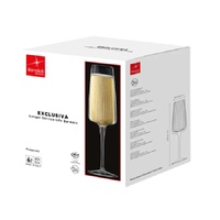 BORMIOLI ROCCO EXCLUSIVA PROSECCO GLASSES 255ml - SET 6