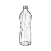 BORMIOLI ROCCO AQUA GLASS WATER BOTTLE 1 LITRE