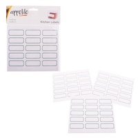 APPETITO BLANK KITCHEN LABELS - PACK OF 45