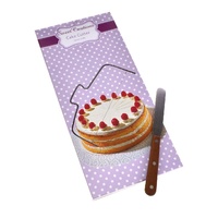 CAKE CUTTER AND 11CM FLAT PALETTE KNIFE