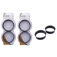 APPETITO NON-STICK EGG/CRUMPET RINGS - SET of 4