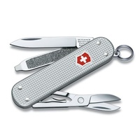 VICTORINOX CLASSIC ALOX SILVER SWISS ARMY KNIFE