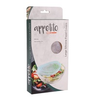 APPETITO LARGE SILICONE FOOD COVERS - SET 2