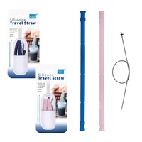 GRAND FUSION SILICONE TRAVEL STRAW + CLEANING BRUSH