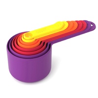 JOSEPH JOSEPH NEST MEASURING CUP AND SPOON SET 8 - MULTICOLOURED