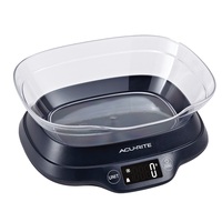 ACURITE BLACK DIGITAL SCALE WITH BOWL & BACKLIGHT 5kg