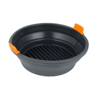 BAKEMASTER COLLAPSIBLE SILICONE AIR FRYER INSERT - ROUND 21cm