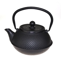 TEAOLOGY CAST IRON TEAPOT - FINE HOBNAIL BLACK 800ml
