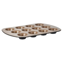 STANLEY ROGERS CERAMABAKE NON-STICK CERAMIC 12 CUP MINI MUFFIN PAN