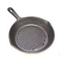 CAST IRON RIBBED SKILLET 265mm