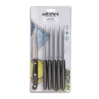 WILTSHIRE TRIPLE RIVET STEAK KNIVES 6 PIECE