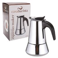 CASABARISTA ROMA 6 CUP STAINLESS STEEL ESPRESSO MAKER