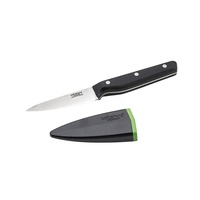 WILTSHIRE STAYSHARP NEW LOOK 9cm TRIPLE RIVET PARING KNIFE WITH SHARPENER