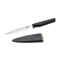 WILTSHIRE NEW LOOK STAYSHARP 13cm UTILITY KNIFE WITH SHARPENER