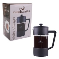 CASABARISTA OSLO COFFEE PLUNGER 8 CUP 1 LITRE - BLACK