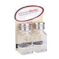 KITCHENWORKS SALT AND PEPPER SHAKER SET