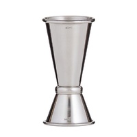 DAVIS & WADDELL FINE FOODS DOUBLE JIGGER STAINLESS STEEL