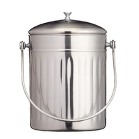APPETITO 4.5L STAINLESS STEEL COMPOST BIN