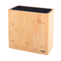 APPETITO RECTANGLE UNIVERSAL KNIFE BLOCK - BAMBOO