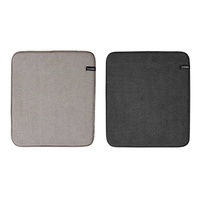 LADELLE MICROFIBRE DISH DRYING MAT 41 x 45cm - BLACK OR BROWN