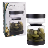 APPETITO BOROSILICATE GLASS PICKLE JAR 1.1L