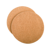APPETITO ROUND CORK TRIVETS 20cm SET 2