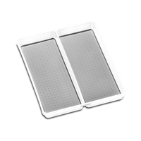 MADESMART LARGE CUTLERY DRAWER ORGANIZER 2 COMPARTMENTS