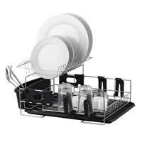 STAINLESS STEEL 2 TIER DISHRACK