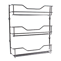 ENTREE 3 TIER SPICE RACK -  CHROME - SILVER