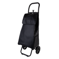 SACHI COSMO WEATHERPROOF SHOPPING TROLLEY WITH WHEELS 38L - LICORICE