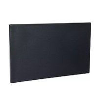TRENTON BLACK PLASTIC CUTTING BOARD - 530 x 325 x 20mm