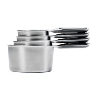 OXO GOOD GRIPS 4 PIECE STAINLESS STEEL MEASURING CUP SET