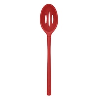 TOVOLO FLEX CORE SILICONE SLOTTED DEEP SPOON RED